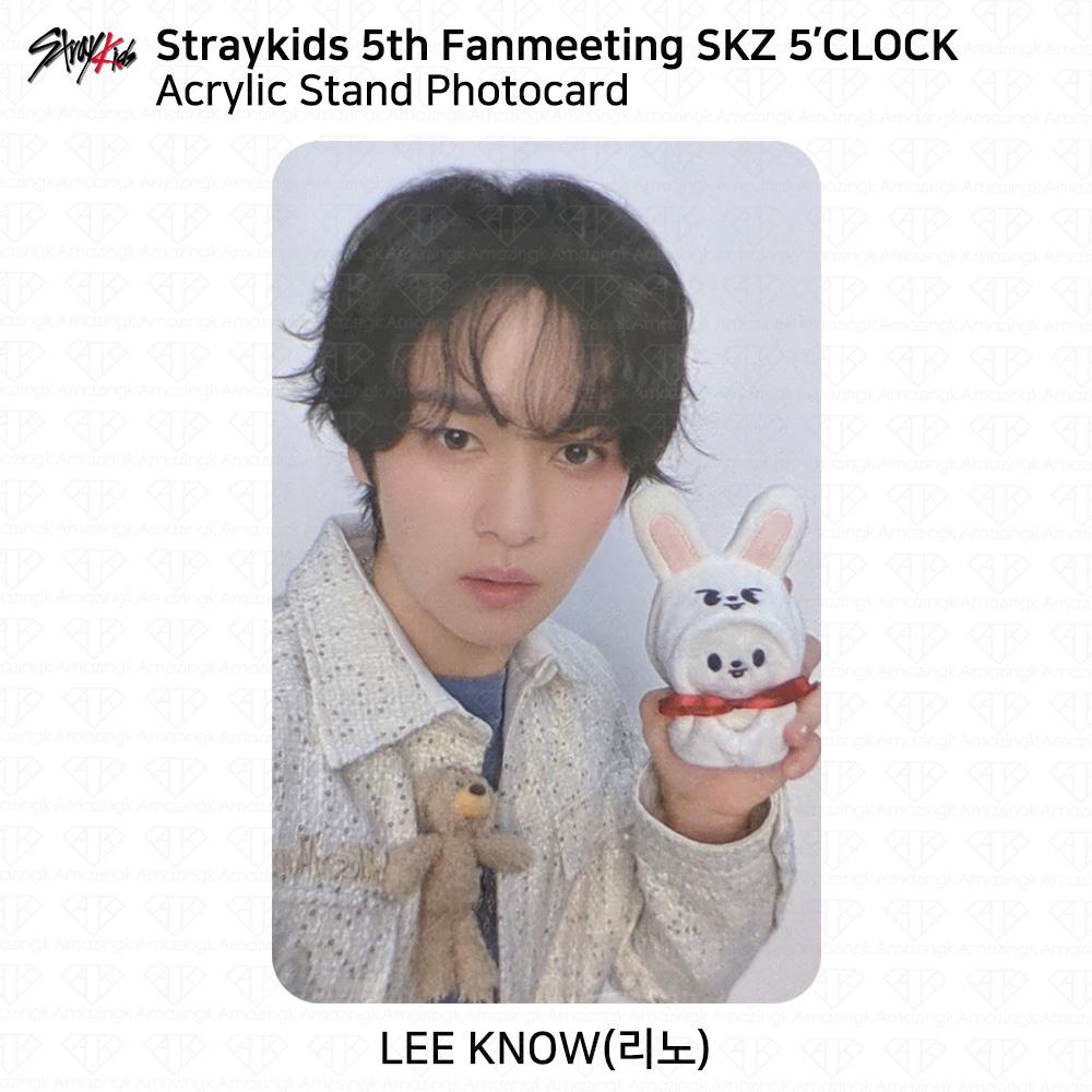 

Офіційна акрилова підставка для фотокартки STRAY KIDS 5th Fanmeeting SKZ 5 CLOCK MD KPOP