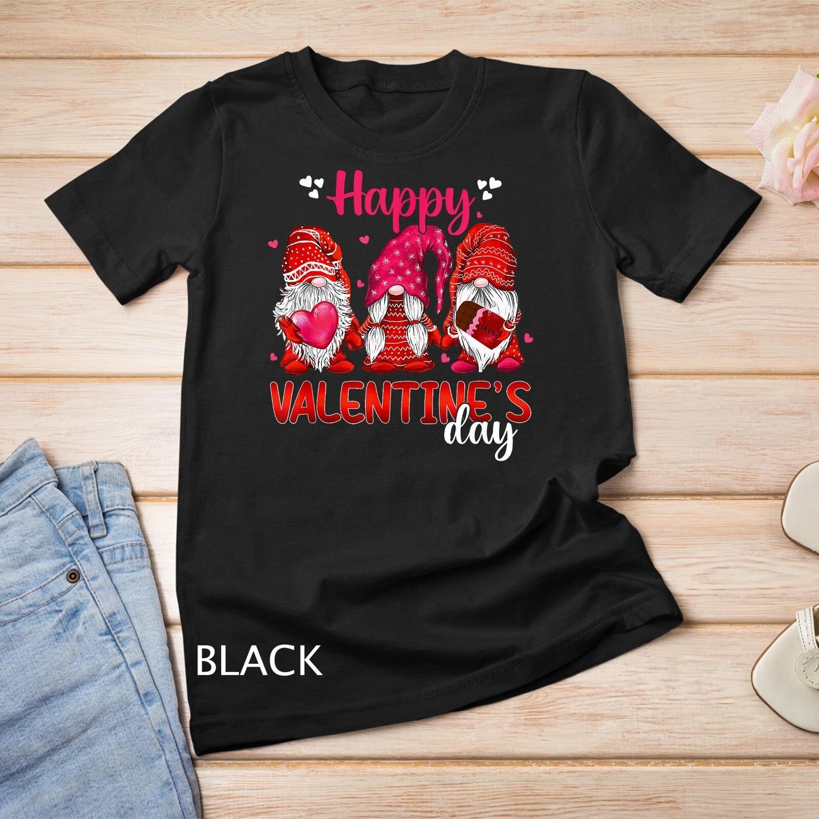 Love Gnome Squad Happy Valentine Gnome T-Shirt Unisex T-shirt 1 2XL
