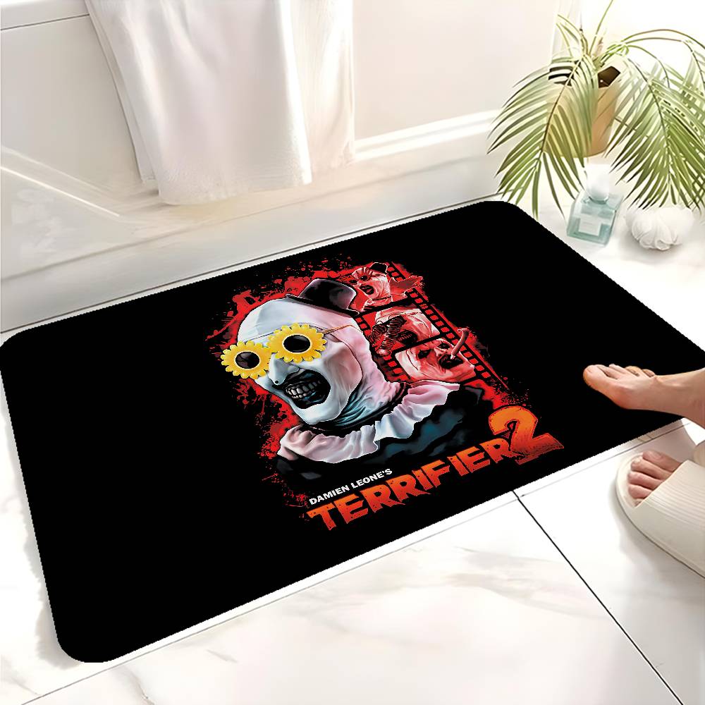 Halloween Horror Clown T-terrifierS Movie Entrance Door Mat Nordic Style Home Doormat Bathroom-Toilet Mats Bedroom Hotel Mat