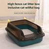Semi-closed Cat Litter Box Oversized Anti-splash Cat Litter Box Fully Open Anti-sand Small Pet Toilet Pet Products