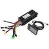 Controlador de Onda Senoidal DC 24V 36V 48V 30A Kit Controlador de Motor de Bicicleta Elétrica com Visor LCD S866 para