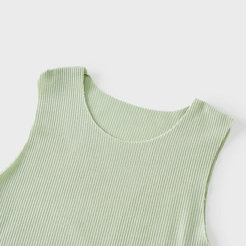 TONGTAI Unisex Baby Modal Seamless Sleeveless Romper