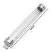 Cylindrical & Square Eyelash Tweezers Storage Box with Golden Feather Design