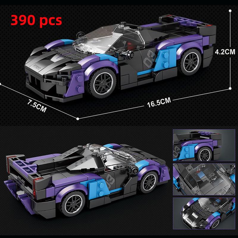 Technical Car City Speed  Sports Car Building Blocks Carro Rennau Voiture Vehicle MOC Educational Construction Toy