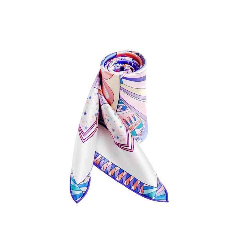 ITARORA Zodiac Double-Sided Twill Silk Scarf