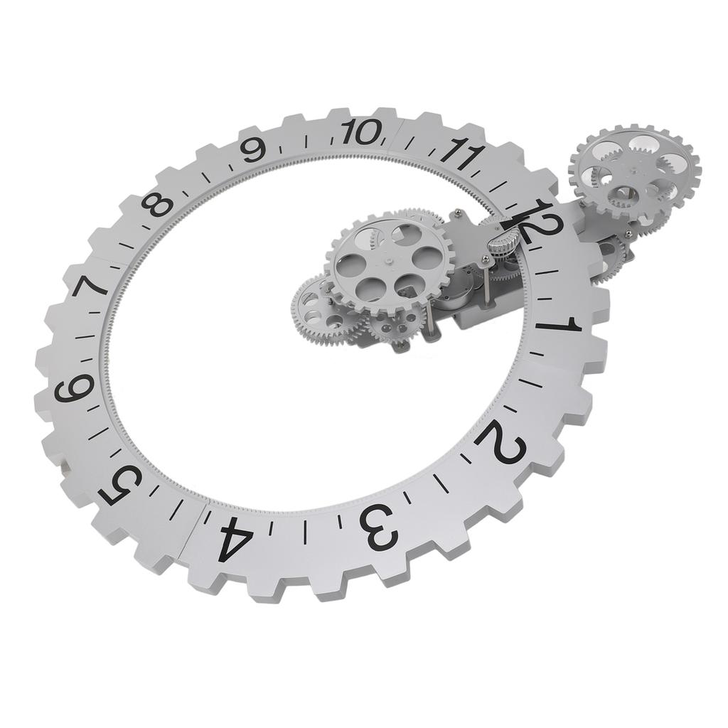 3D Bewegliche Gr Uhr Retro Große Hängende Gr Uhr Mechanisches Stundenrad Wandkunst Dekorationsuhr