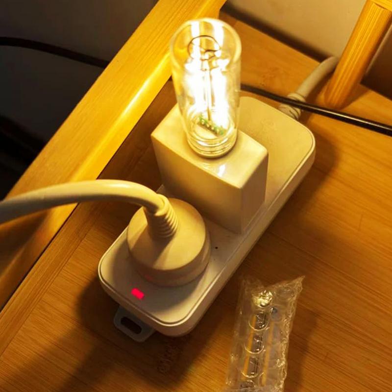 Car USB Night Light Touch Dimmable LED Filament Lamp Portable Lighting Plug and Play Decorative Atmosphere Light for Car Bedroom