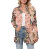 Women's Long Sleeve Cardigan V Neck Fashion Printed Shirt Lightweight  Casual Loose Thin Cardigans With Pockets