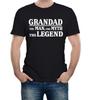 Grandad the Legend T-Shirt Mens Womens Tees Top - Funny T Shirt Mens Womens Tees Top Grandpa Dad Gift Joke Fathers Day