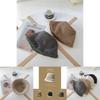 Fashionable Thick Faux Suede Womens Bucket Hat For Winter And Autumn