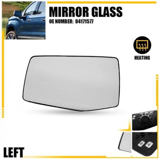 Clear Left Right Heated Mirror Fit Glass CHEVY -2024 SILVERADO/GMC SIERRA