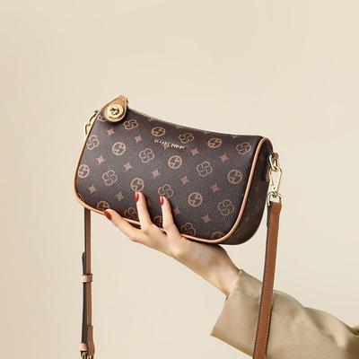 New Autumn and Winter Dumpling Bag Women's Bag Printed High-end Mother Bag Shoulder Mobile Phone Bag Crossbody Bag