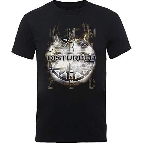 Rockoff Trade Men s Disturbed Symbol T-Shirt, Black, Xx-Large S