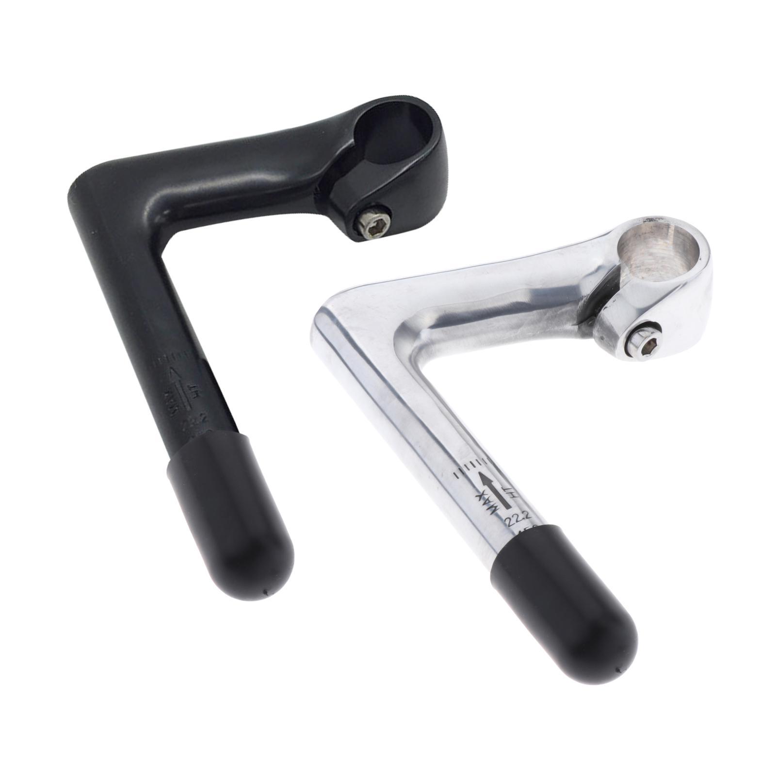 Handlebar Swan Neck Neck 22.2mm 1   Stem for Light Beach Bike for Cruiser Bikes nero