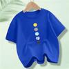 New Summer Kids Clothes Funny Astronaut Print Cartoon T Shirt Streetwear Cotton Tops Children Boys Clothes Short Sleeve Tees