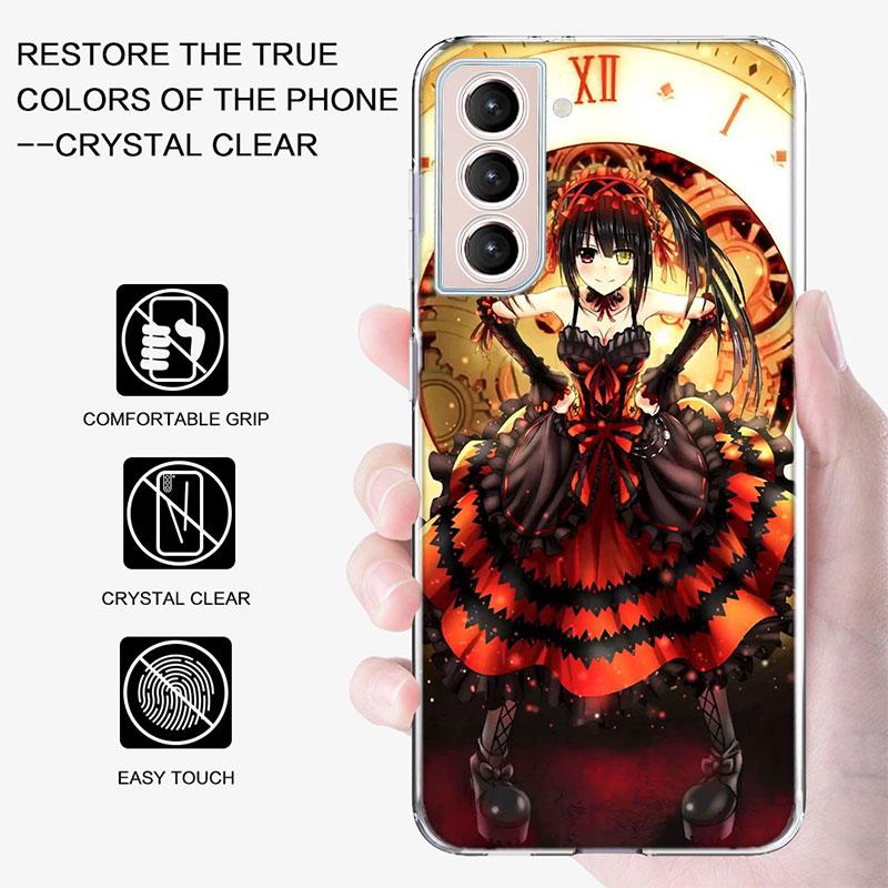 Date A Live Tokisaki Kurumi Phone Case For Samsung A16 A26 A36 A56 A17 A15 A25 A35 A55 A14 A24 A34 A54 A04S A05S Galaxy Note 20