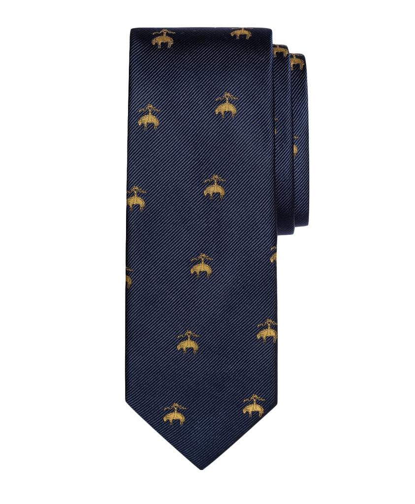 Brooks Brothers GF Jacquard Rep Tie 100190144 Navy One Size