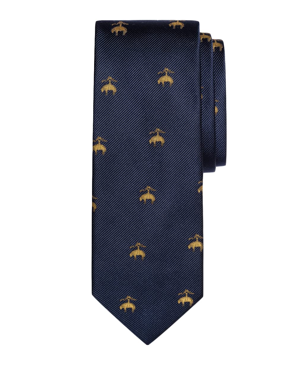 

Галстук Brooks Brothers GF жаккардовый репсовый 100190144 темно-синий один размер