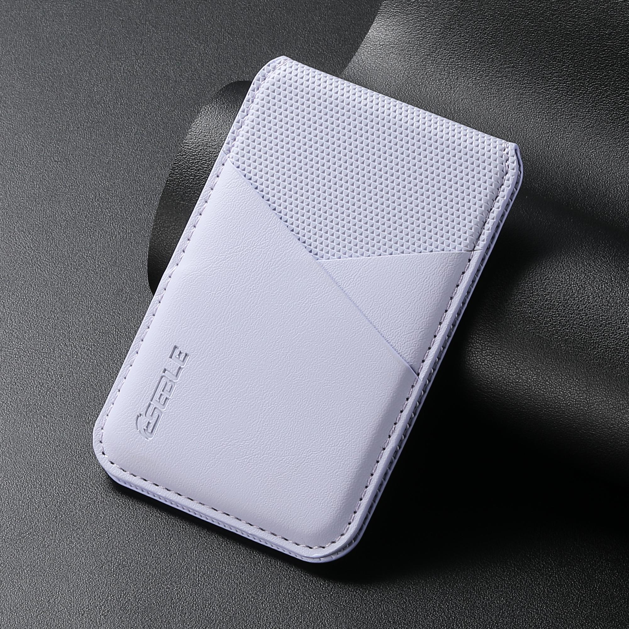 

Luxury Leather Wallet Magsafe Magnetic Phone Card Holder For iPhone 17 12 13 14 15 16 Pro Max RFID Anti-Skimming Bank ID Card фіолетовий
