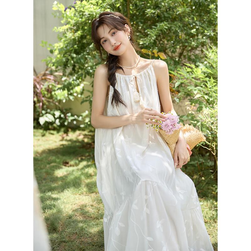 

Mokana Urban Casual Spaghetti Strap Midi Dress One Size