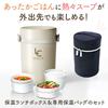 Insulated lunch 700ml bag box 3 tiers bento three ladies men cold retention microwave safe dishwasher pot jar girls boys stainless steel Skater.