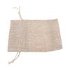 20pcs Burlap Bags Burlap Gift Bags Single Side Window Burlap Pouches with Drawstring for Jewelry Makeup Candy