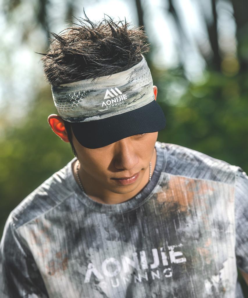 Oniji Running Sun Visor Elite C61 (Green Tie-Dyee)