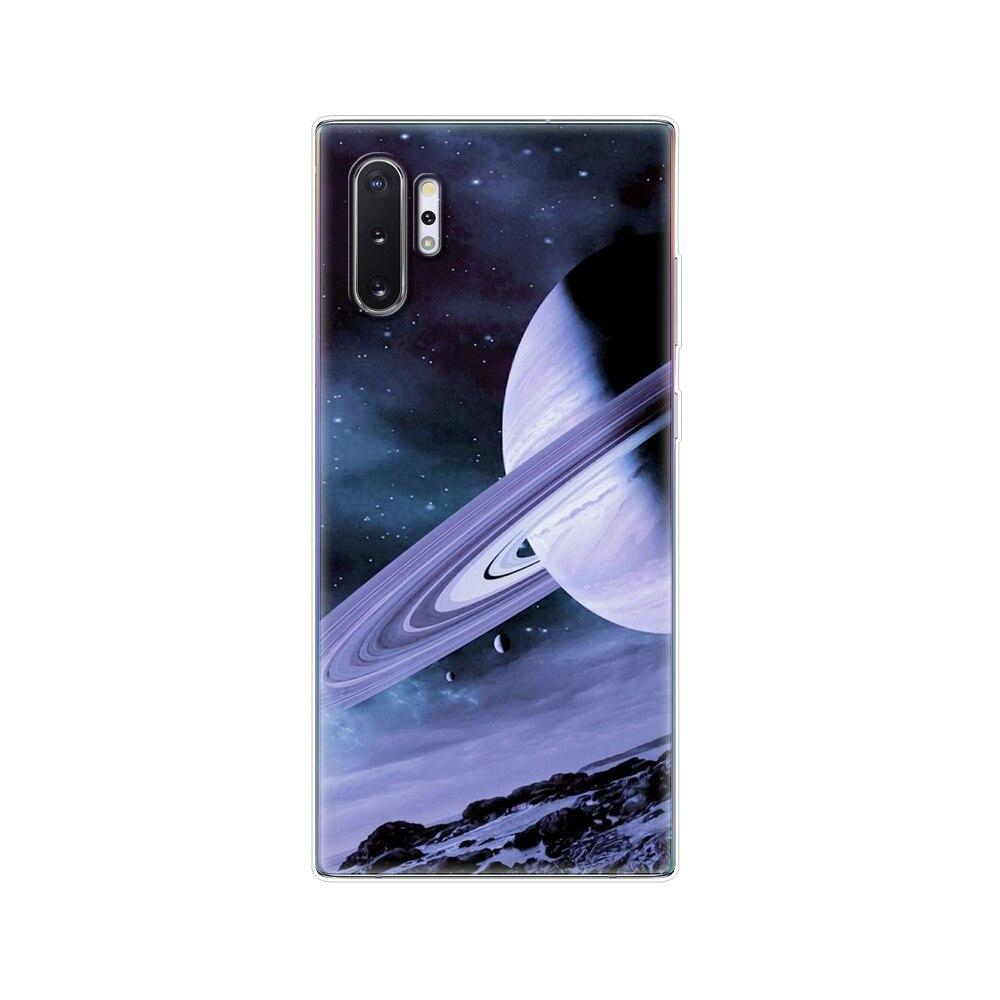 Silikonový kryt na telefon Pro Samsung Galaxy Note 10 Note10 Pouzdro Měkký TPU Zadní kryt Pro Samsung Note 10 plus fundas Coque nárazník