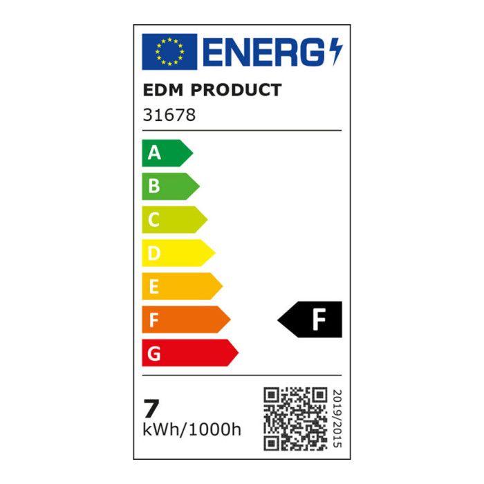 Réglette LED - EDM - 43,9 cm - 7W - 480lm - 6400K - Détecteur de mouvement