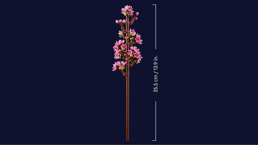 LEGO Botanical Cherry Blossom Toy - Birthday Present for Girls and Boys, Ages 8, 9, 10, Elementary School Students - Building Blocks - Flower Bouquet