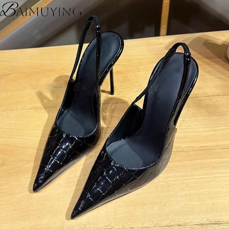 Summer High Heels Sandals Pointed Toe Shoes Women Sexy Slippers 2025 Trend Dress Stilettos Pumps Brand Elegant Zapatos De Mujer