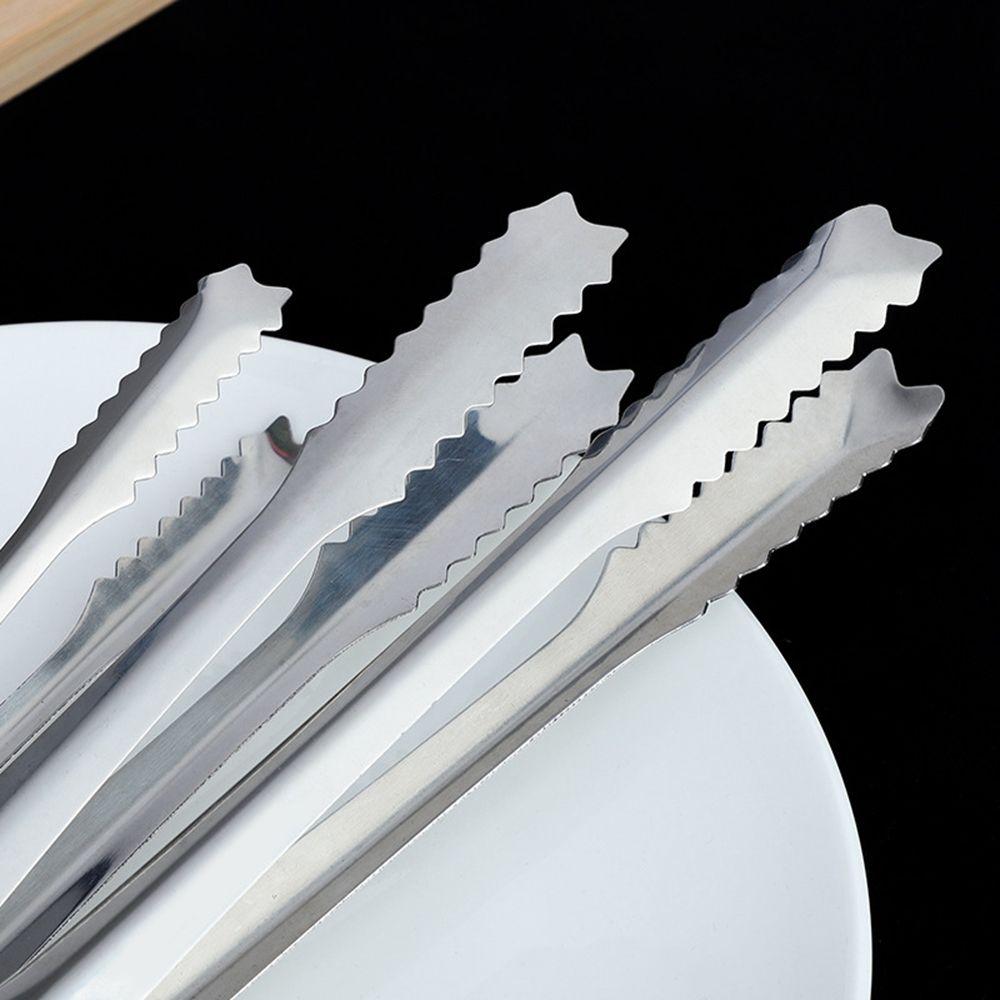 For Barbecue Party Bar Bar Kitchen With Teeth Bar Bread Clamp Ice Tongs Kitchen Tool Serving Tongs