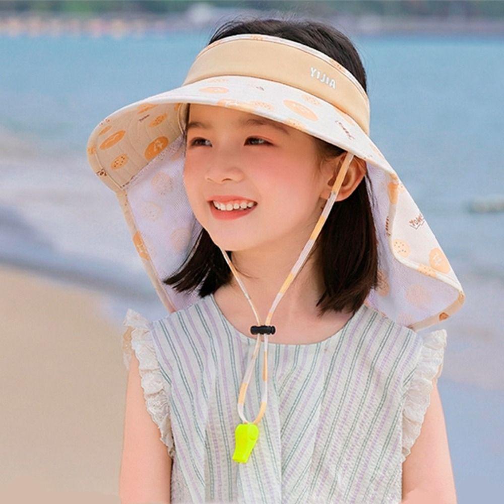 Eis Seide Kinder Sonnenhut Großer Schirm Kinder Pfeife Sonnenschutzhut Cartoon Fischerhut Sonnenschirm