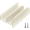 Sliding Shower Door Bottom Guide Fits for Sliding Shower Door (Top Hung) Tub Enclosure Systems, 1/2 In Channels for Glass Shower Door Plastic Guide