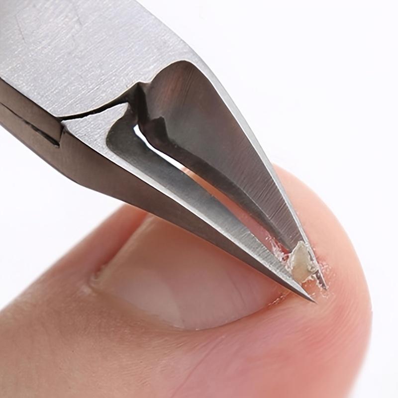 Stainless Steel Nail Clippers High-Precision Cuticle Trimmer for Easy Grip Thick Toenails & Fingernails