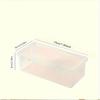 1/4pcs Large Clear Plastic Storage Boxes with Hinged Lids Ideal for Jewellery Ornaments Home Supplies and Office Organization