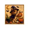 Kit for Adults Kids Halloween Dog Design DIY 5D Set with Round Drills