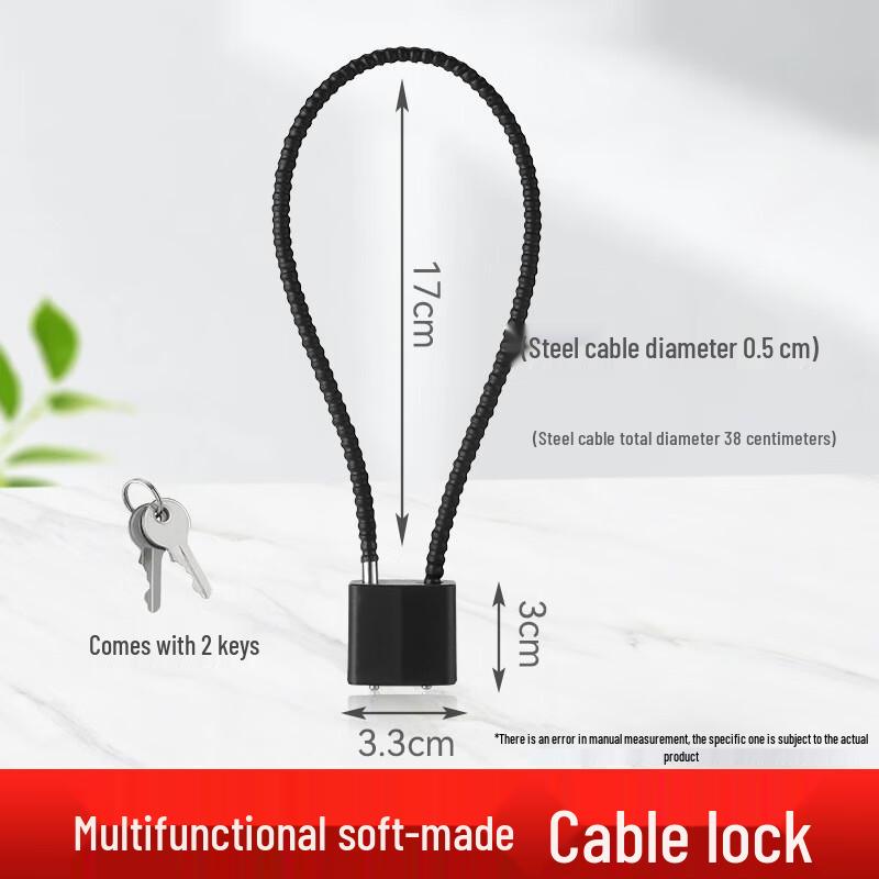 Weibaida Steel Cable Combination Padlock