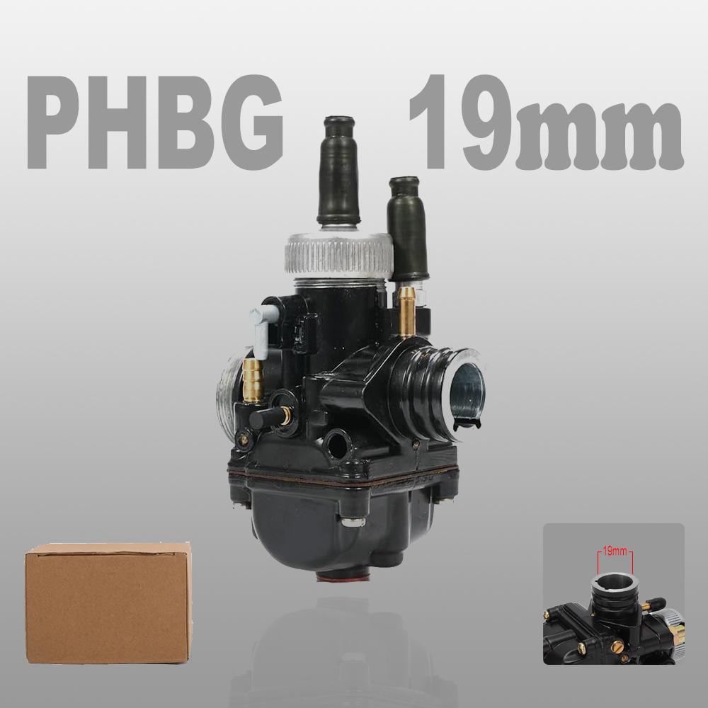 For Dellorto 17 19 21 17.5 19.5mm Universal Motorcycle Carburetor Phbg 50cc To 100cc Racing Carburetors Motocross Accessories 19MM