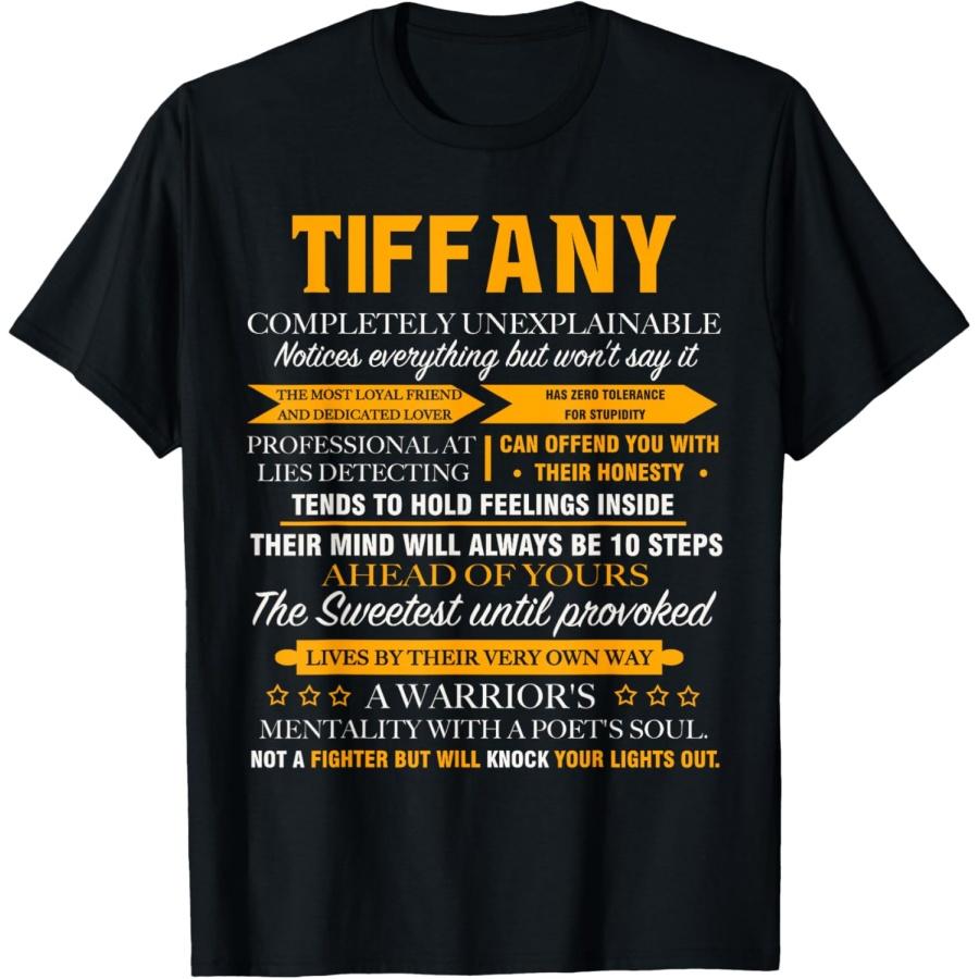 Tiffany completely unexplainable shirt, Tiffany name shirt T-Shirt XXXXXL чёрный