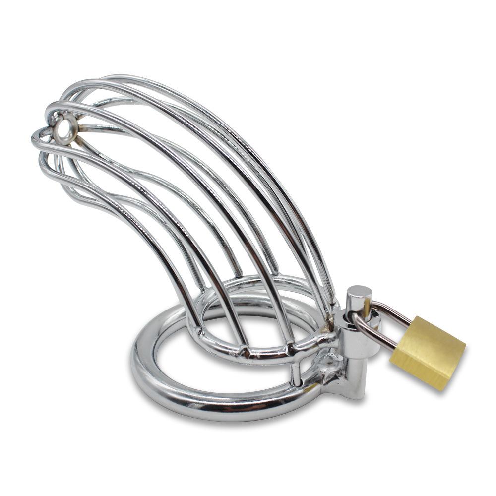 Metal Cage Penis Lock Chastity Lock Chastity Cleaner Long-Term Wear CB Sex Toys Sex Tools Cage SM