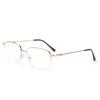 +1.00~+4.00 Portable High-definition Eyeglasses Half Frame Presbyopic Glasses Reading Glasses