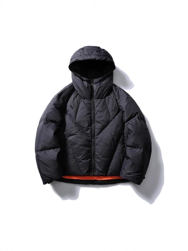 RUIIENRS X Black Armada 2025 Winter Raglan Sleeve Hooded Down Jacket MY6603
