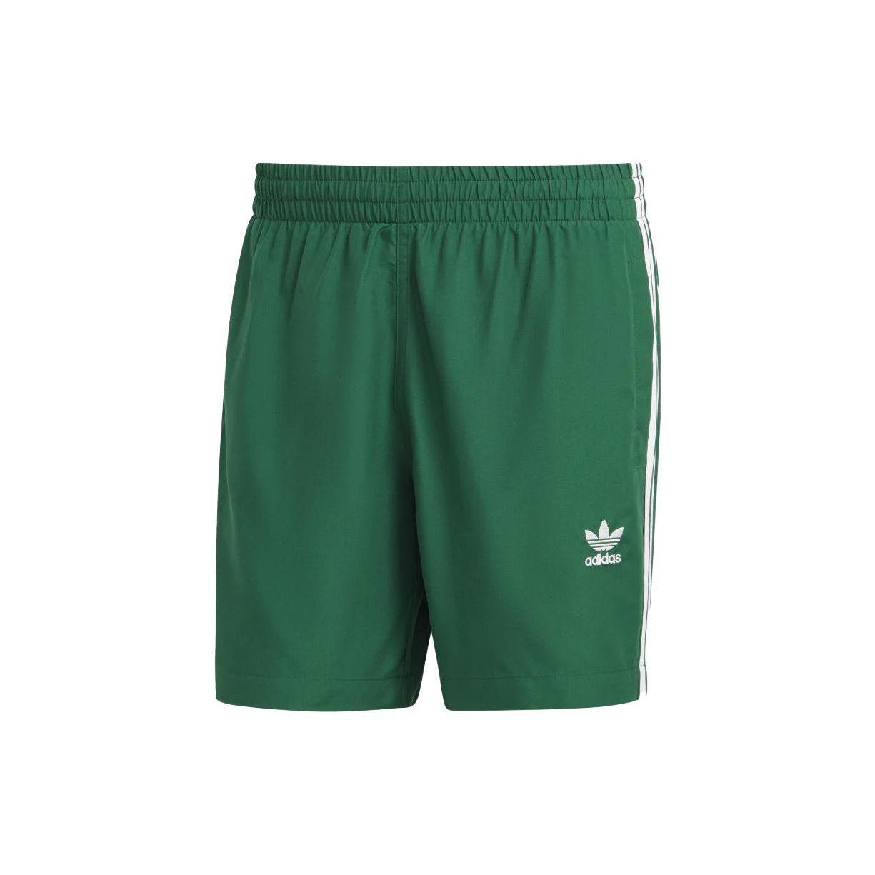 Adidas Originals Adicolor Solid Color Elastic Straight Casual Shorts Men shorts Green HT4408 S