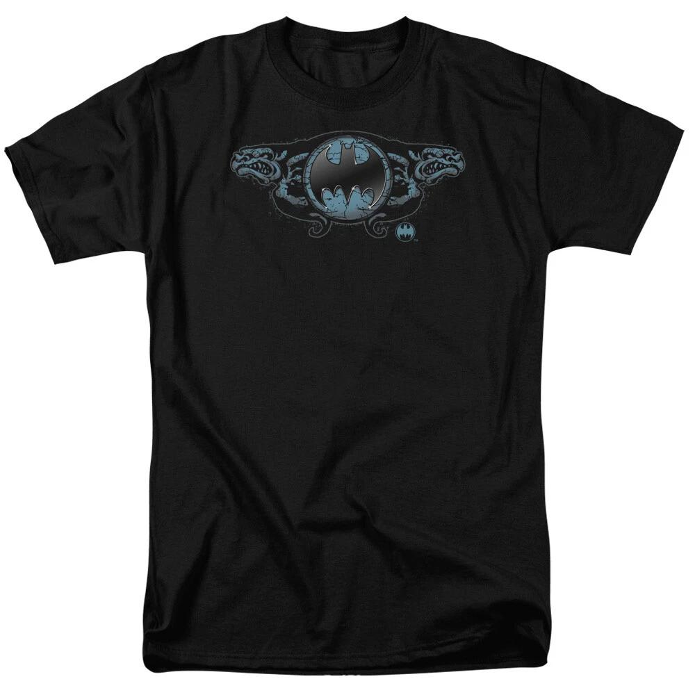 Batman  Two Gargoyles Logo  T-Shirt - Regular or Sleeveless - to 6X 2XL