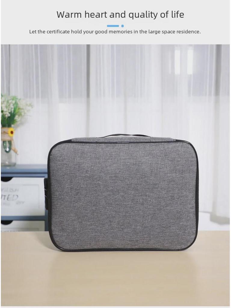 Large Capacity Multi-Layer Travel Document Storage Bag