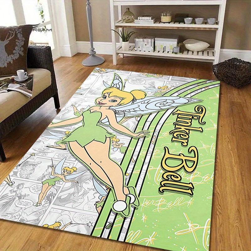 1pc Tinker-Bell Carpet Area Rug, Bedroom, and Playroom Durable, Stain-Resistant, and Easy To Clean, Living Room