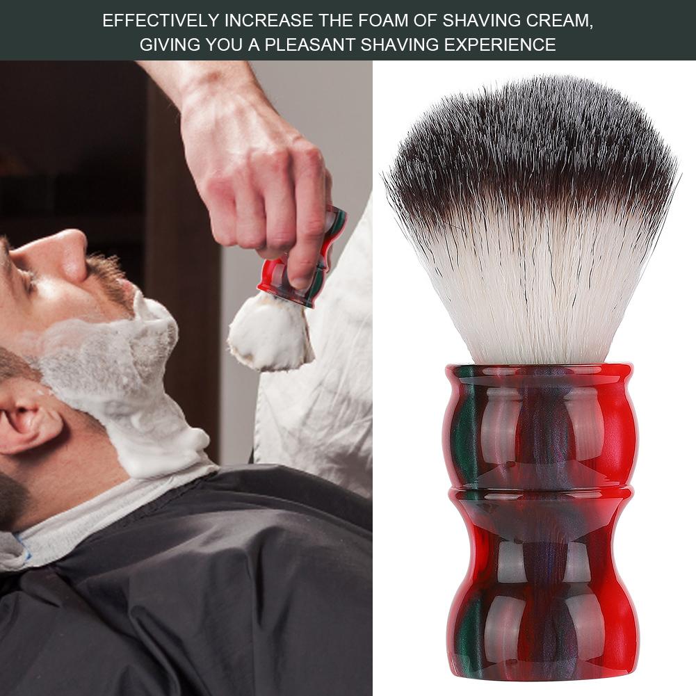Professional Men Beard Shaving Brush Facial Hair Cleaning Brush for Barber Salon Home