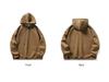 Unisex Heavyweight Hoodie: Solid Color American Street Style for Autumn/Winter