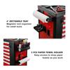 Garage Organizer Color As Shown Magnetic Tool Tray Paper Towel Holder Included Anti-scuff Support Pivot Point Design